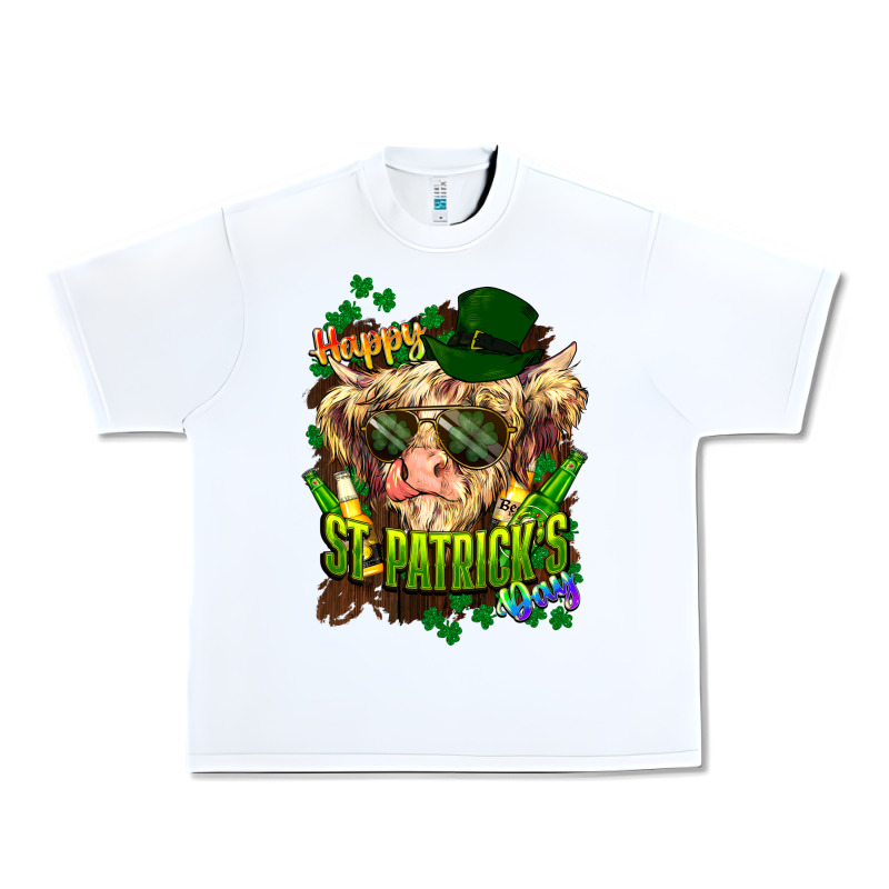 St. Patrick's Day Cow Urban Heavy Tee by HowdyJamesFarm | Teevron