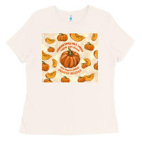 Bone pumpkin spice fall leaves Ladies Tee - TumblerDesignByShophia