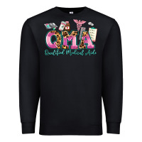 Black qma qualified medical aide Premium Sweatshirt - AdoDesignShop