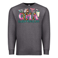 Charcoal Heather qma qualified medical aide Premium Sweatshirt - AdoDesignShop