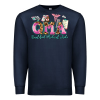 Navy qma qualified medical aide Premium Sweatshirt - AdoDesignShop