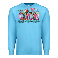 Ocean Blue qma qualified medical aide Premium Sweatshirt - AdoDesignShop