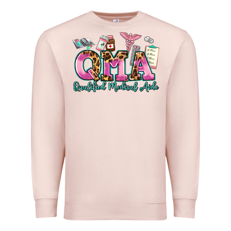 Qma Qualified Medical Aide Premium Sweatshirt by AdoDesignShop | Teevron
