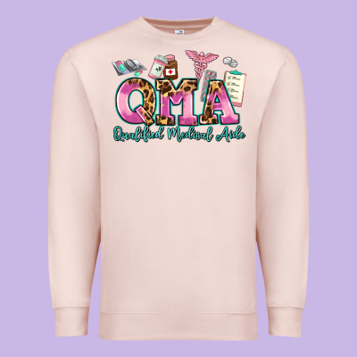 Qma Qualified Medical Aide Premium Sweatshirt Designed By Adodesignshop