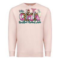 Pale Pink qma qualified medical aide Premium Sweatshirt - AdoDesignShop