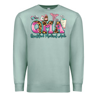 Seafoam qma qualified medical aide Premium Sweatshirt - AdoDesignShop