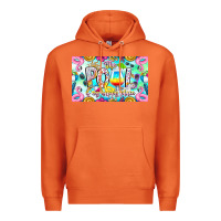 Carrot The Pool Is My Happy Place Premium Hoodie - CowhideDigitalArt