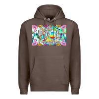 Coffee The Pool Is My Happy Place Premium Hoodie - CowhideDigitalArt