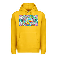 Lemon The Pool Is My Happy Place Premium Hoodie - CowhideDigitalArt