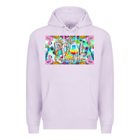 Lilac The Pool Is My Happy Place Premium Hoodie - CowhideDigitalArt