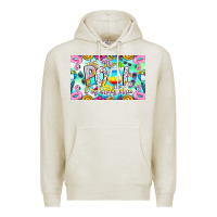 Oatmeal Heather The Pool Is My Happy Place Premium Hoodie - CowhideDigitalArt