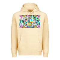 Pina Colada The Pool Is My Happy Place Premium Hoodie - CowhideDigitalArt
