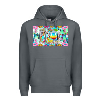 Rock The Pool Is My Happy Place Premium Hoodie - CowhideDigitalArt