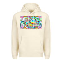 Sandshell The Pool Is My Happy Place Premium Hoodie - CowhideDigitalArt