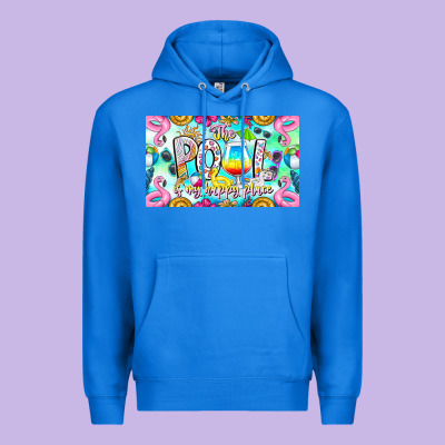 The Pool Is My Happy Place Premium Hoodie Designed By Cowhidedigitalart