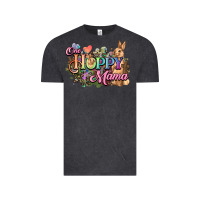 Vintage Black One hoppy mama easter day Vintage Tee - HowdyJamesFarm