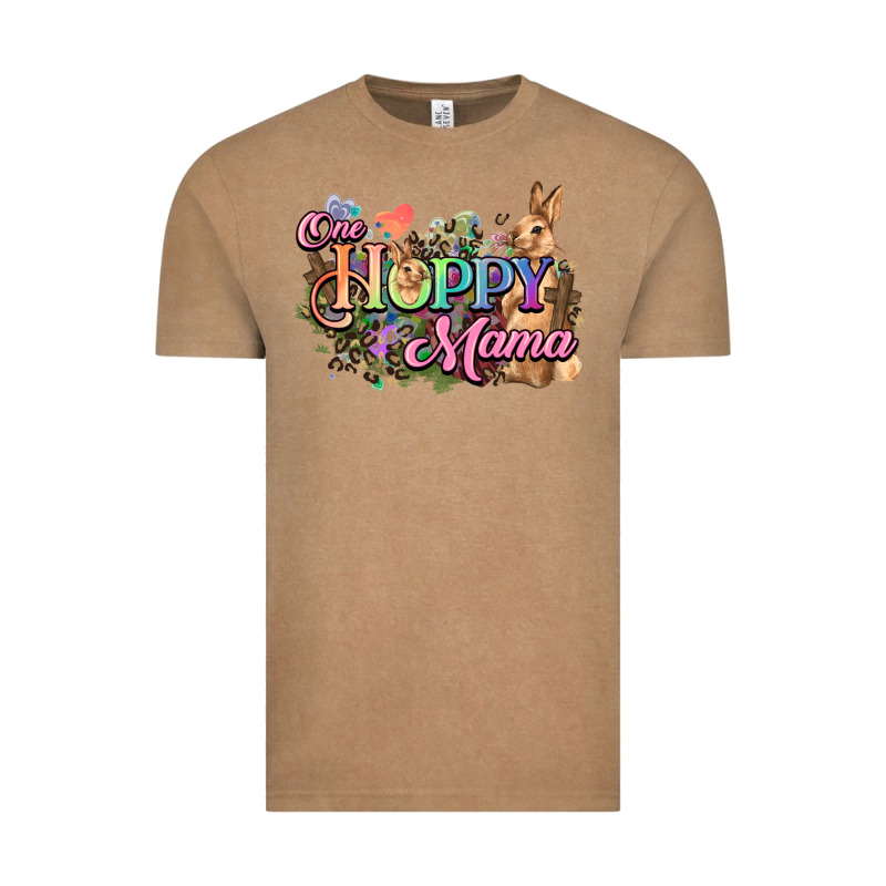 One Hoppy Mama Easter Day Vintage Tee by HowdyJamesFarm | Teevron