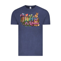 Vintage Denim One hoppy mama easter day Vintage Tee - HowdyJamesFarm