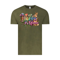 Vintage Olive One hoppy mama easter day Vintage Tee - HowdyJamesFarm