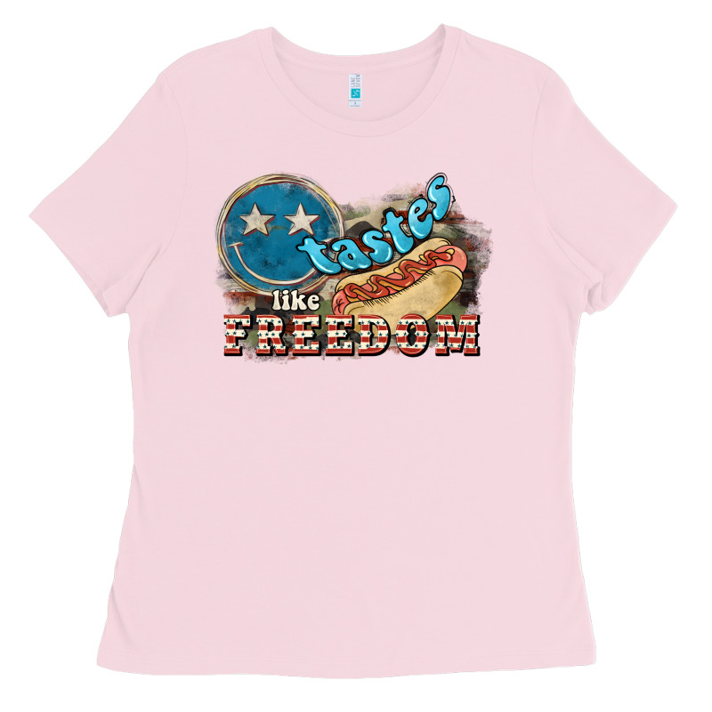 Tastes Like Freedom 4th Of July Ladies Tee by HowdyJamesFarm | Teevron