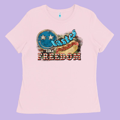 Tastes Like Freedom 4th Of July Ladies Tee Designed By Howdyjamesfarm