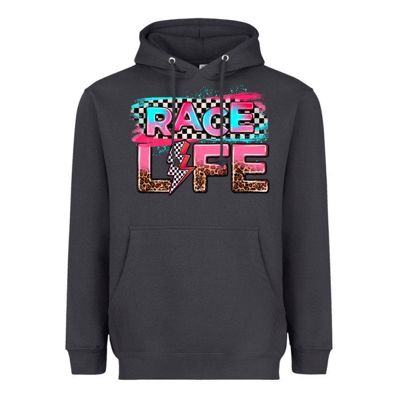 Race Life Heavyweight Hoodie by AdoDesignShop | Teevron