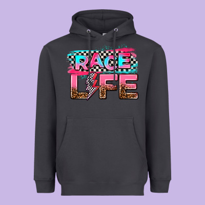 Race Life Heavyweight Hoodie Designed By Adodesignshop