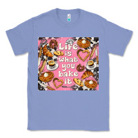 Colony Blue life is what you bake it with cowhide Classic Tee - TumblerDesignByShophia