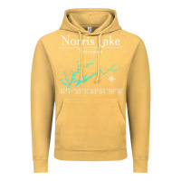 Vintage Mustard Norris Lake, Tennessee Characters Video game Vintage Hoodie - maiPhamDesign
