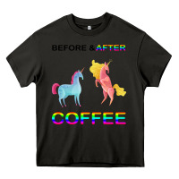 Asphalt Before After Coffee Heavy Core Tee - Bettercallsaul