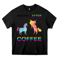 Black Before After Coffee Heavy Core Tee - Bettercallsaul