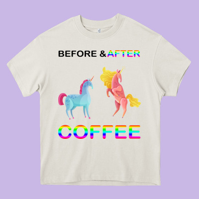 Before After Coffee Heavy Core Tee Designed By Bettercallsaul