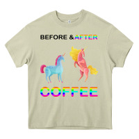 Mossy Before After Coffee Heavy Core Tee - Bettercallsaul