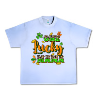 Grape Ice One lucky Mama St. Patrick's Day Urban Heavy Tee - CowGirlArtShop