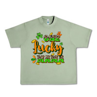 Oil Green One lucky Mama St. Patrick's Day Urban Heavy Tee - CowGirlArtShop