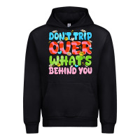 Black don't trip over what's behind you Urban Hoodie - JahusDesignShop