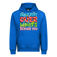 Cobalt don't trip over what's behind you Urban Hoodie - JahusDesignShop