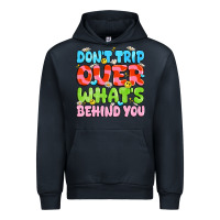 Navy don't trip over what's behind you Urban Hoodie - JahusDesignShop
