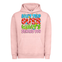 Pigment Salmon don't trip over what's behind you Urban Hoodie - JahusDesignShop