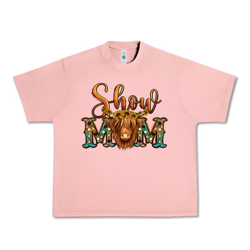 Show Mom Long Haired Cow Urban Heavy Tee by Jasminsmagicworld | Teevron