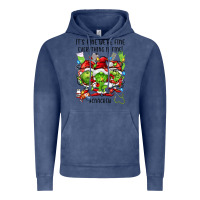 Vintage Denim its fine were fine everything is fine cnacrew Vintage Hoodie - FaDigitalArtStudio