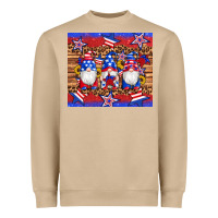 Mushroom american flag gnomes star leopard glitter tumbler Heavyweight Sweatshirt - Artiststas