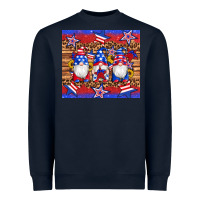 Navy american flag gnomes star leopard glitter tumbler Heavyweight Sweatshirt - Artiststas