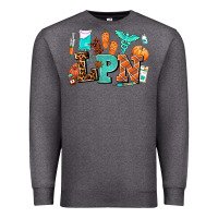 Charcoal Heather lpn fall nurse with Premium Sweatshirt - AdoDesignShop