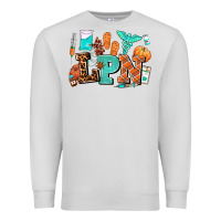 Dove Grey lpn fall nurse with Premium Sweatshirt - AdoDesignShop