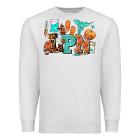 Oatmeal Heather lpn fall nurse with Premium Sweatshirt - AdoDesignShop