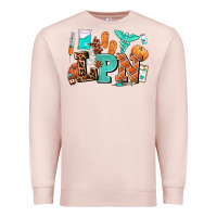 Pale Pink lpn fall nurse with Premium Sweatshirt - AdoDesignShop