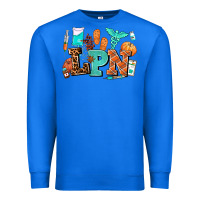 True Royal lpn fall nurse with Premium Sweatshirt - AdoDesignShop