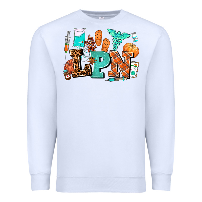 Lpn Fall Nurse With Premium Sweatshirt by AdoDesignShop | Teevron