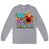 Heather Grey tis the season football coffee mug Long Sleeve Tee - FaDigitalArtStudio